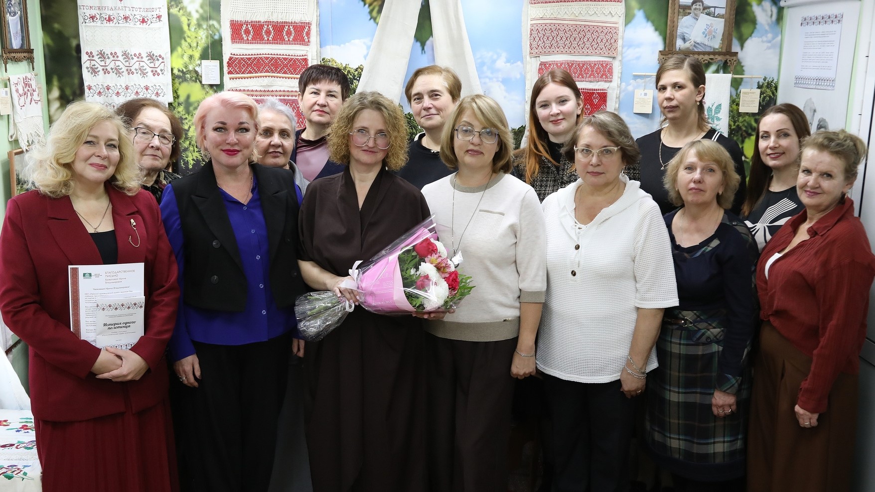 Открытие выставки «Пусть стелется вам судьба полотенцами»